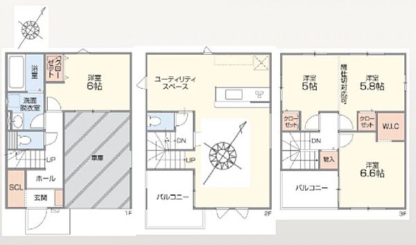 間取りを拡大表示