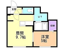 間取図画像 1LDK