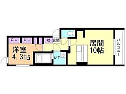 間取図画像 1LDK