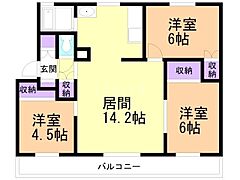 物件の間取り