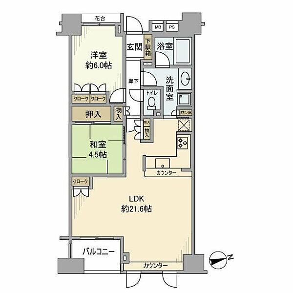 パークホームズセントラルシティ中央区湊 ｜東京都中央区湊3丁目(賃貸マンション2LDK・2階・72.44㎡)の写真 その2