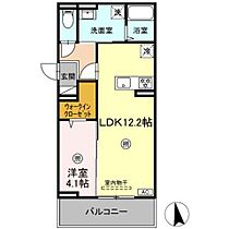 PREMILIFE新川 206 ｜ 大分県大分市新川町１丁目（賃貸アパート1LDK・2階・42.03㎡） その2