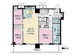 間取図画像 3LDK
