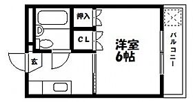 ブランシュ富士 103 ｜ 岡山県岡山市中区西川原1丁目（賃貸マンション1K・1階・18.31㎡） その2