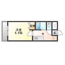 ウェーブレジデンス原尾島III 207 ｜ 岡山県岡山市中区原尾島3丁目（賃貸アパート1K・2階・20.50㎡） その2