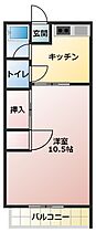 サンシャインコーポ 102 ｜ 岡山県岡山市中区浜（賃貸アパート1K・1階・27.00㎡） その2