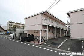 パールハイツB 202 ｜ 岡山県岡山市中区浜1丁目（賃貸アパート1K・2階・24.00㎡） その1