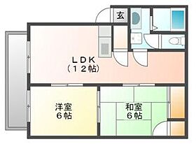 ディアス関I 202 ｜ 岡山県岡山市中区関（賃貸アパート2LDK・2階・50.35㎡） その2