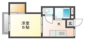 カレッジ浜 101 ｜ 岡山県岡山市中区浜1丁目（賃貸アパート1K・1階・23.00㎡） その2