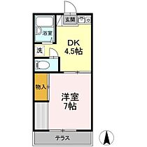 岡山県岡山市中区新京橋3丁目（賃貸アパート1DK・2階・26.71㎡） その2