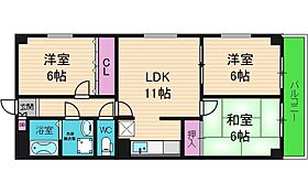 ファームフィールズ  ｜ 大阪府大阪市天王寺区玉造元町10-2（賃貸マンション3LDK・7階・60.39㎡） その2