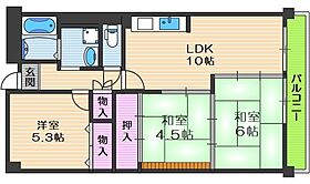 ツバイト東住吉  ｜ 大阪府大阪市東住吉区矢田6丁目7-23（賃貸マンション3LDK・1階・62.05㎡） その2