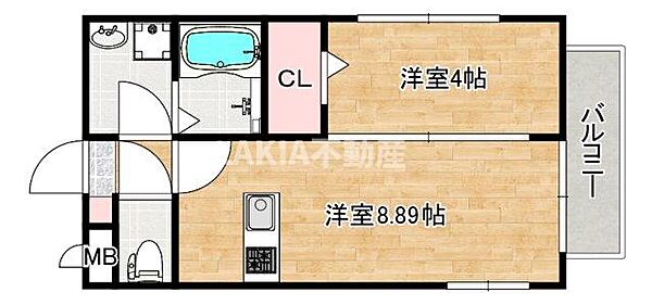 GRAND STEADY西田辺 ｜大阪府大阪市阿倍野区長池町(賃貸マンション1LDK・5階・31.50㎡)の写真 その2