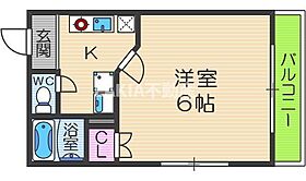 アリバ  ｜ 大阪府大阪市天王寺区勝山2丁目（賃貸マンション1K・2階・20.00㎡） その2