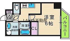 レオンヴァリエ天王寺北  ｜ 大阪府大阪市天王寺区大道3丁目1-16（賃貸マンション1K・5階・22.62㎡） その2