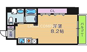 ヴィレッジリバー阿倍野  ｜ 大阪府大阪市阿倍野区阪南町1丁目（賃貸マンション1R・8階・24.45㎡） その2