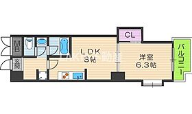 CITY SPIRE上町台 702 ｜ 大阪府大阪市天王寺区上本町9丁目3-4（賃貸マンション1LDK・7階・34.81㎡） その2