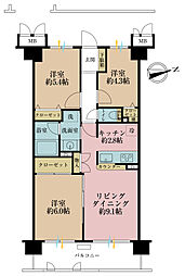 間取図画像 3LDK