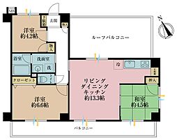 間取図画像 3LDK