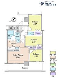 間取図画像 3LDK