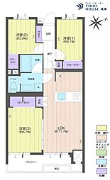 間取図画像 3LDK