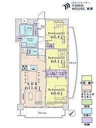 間取図画像 3LDK