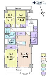 間取図画像 3LDK