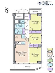 間取図画像 3LDK