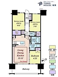 間取図画像 1SLDK