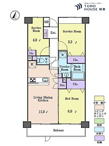 間取り クレドール水元公園 1階/-