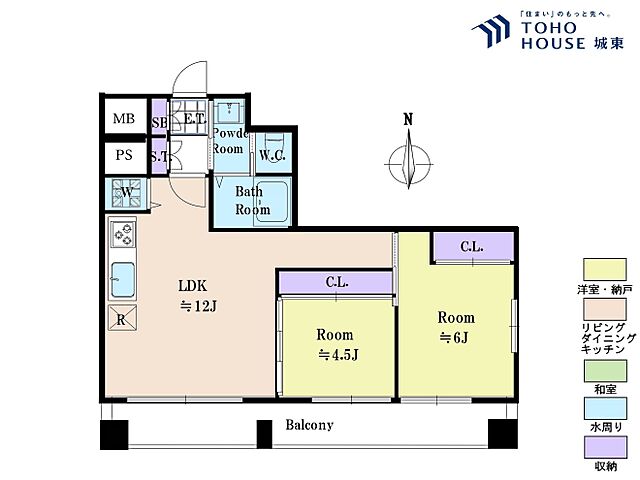 間取り お花茶屋ダイヤモンドマンション 3階/-