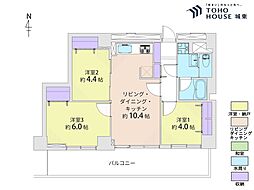 間取図画像 3LDK