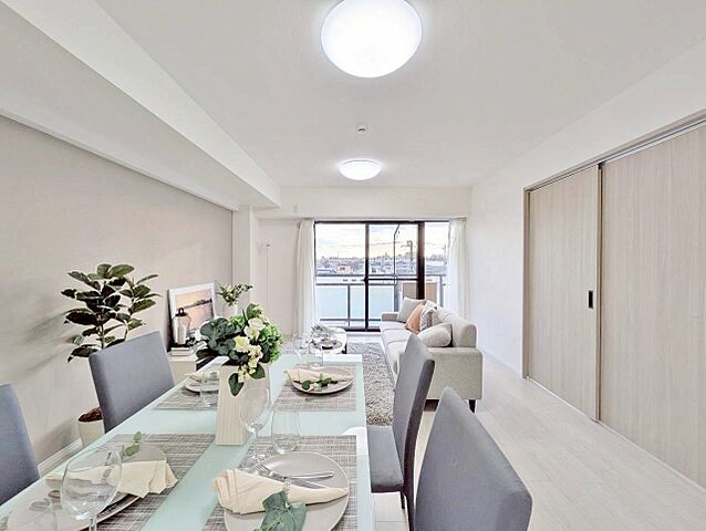 リビング/ダイニング ライオンズマンション東堀切二丁目 4階/-