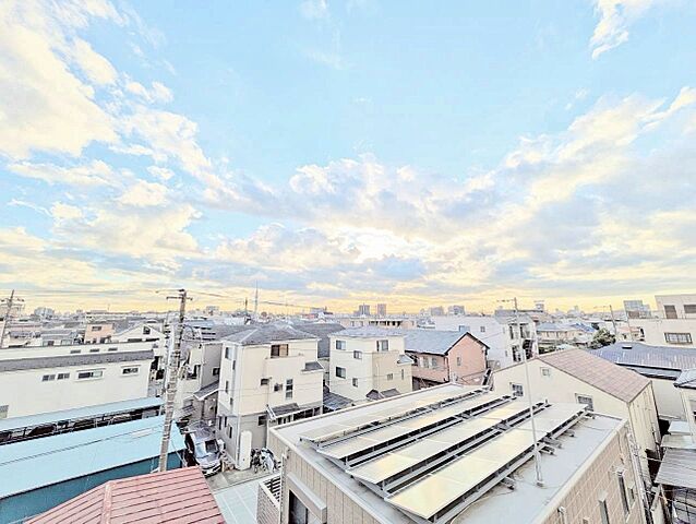 バルコニー ライオンズマンション東堀切二丁目 4階/-