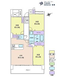 クリオ大塚弐番館 3LDKの間取り