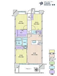 間取図画像 3LDK