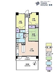 間取図画像 3LDK