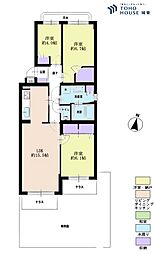 パークハイム豊玉北 3LDKの間取図画像
