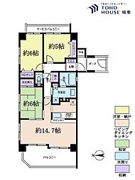 間取図画像 3LDK
