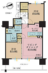 間取図画像 2SLDK