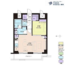 日神パレステージ西池袋 1LDKの間取図画像