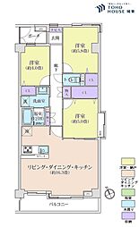 グラン・ドムール五反野 3LDKの間取図画像