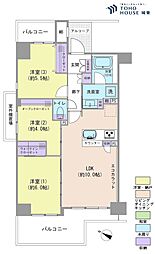 NICEURBAN新大橋隅田川ステージ 3LDKの間取図画像