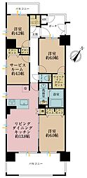 マ・トール鹿浜 3SLDKの間取図画像