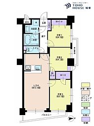 セザール目白 3LDKの間取図画像