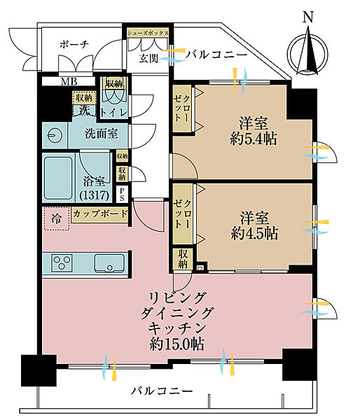 間取りを拡大表示