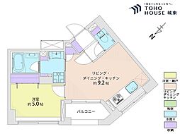 ジェイパーク早稲田 1LDKの間取図画像