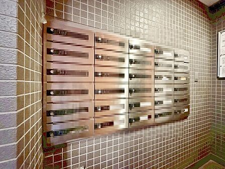 郵便物を受け取るための郵便受けも、きちんと管理されています。