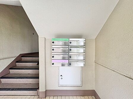 郵便物を受け取るための郵便受けも、きちんと管理されています。