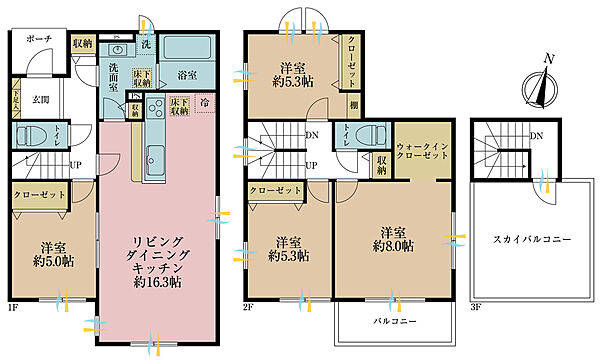 間取りを拡大表示